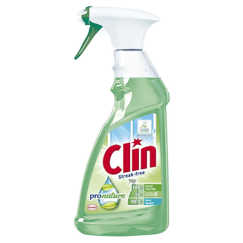 A Clin Pro Nature flakon az egyike a Henkel portfoliónak, mely már 100%-ban újrahasznosított műanyagot tartalmaz