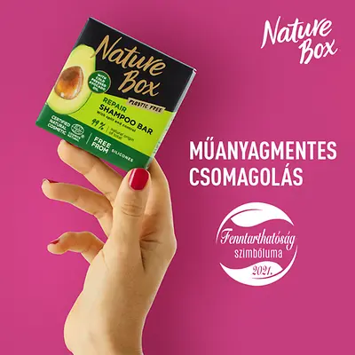 Fenntarthatóság Szimbóluma 2021 díj nyertesei: Nature Box szilárd samponok