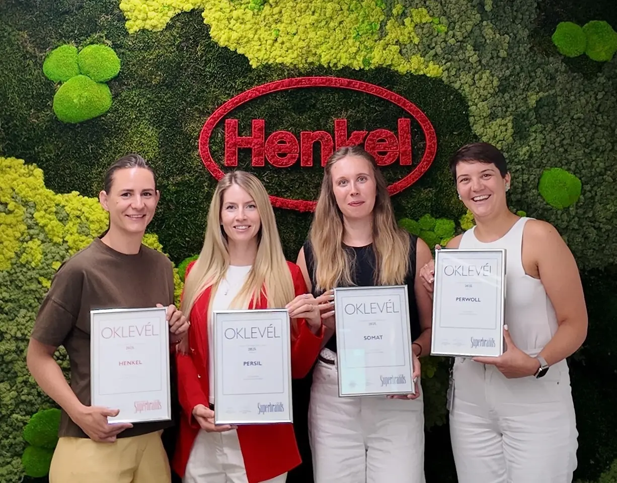 A Henkel és három márkája is Magyarország vezető Superbrands márkái között
