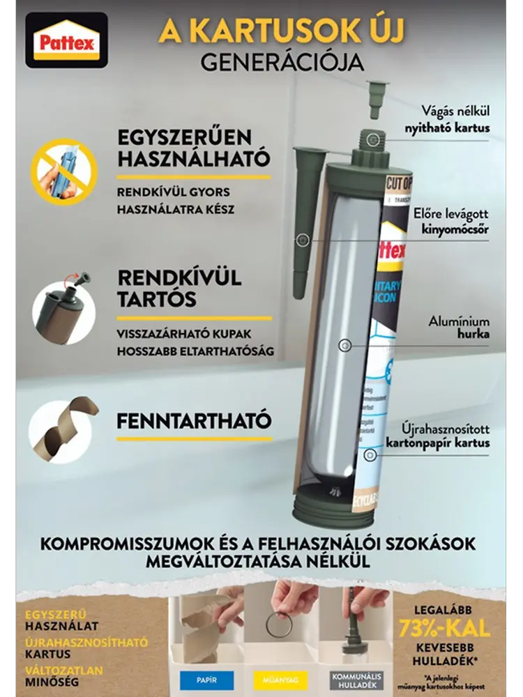 A Henkel új mércét állít fel a kartusok következő generációjával, a jobb felhasználói élmény és a fenntarthatóság érdekében